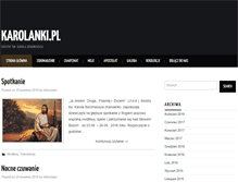 Tablet Screenshot of karolanki.pl